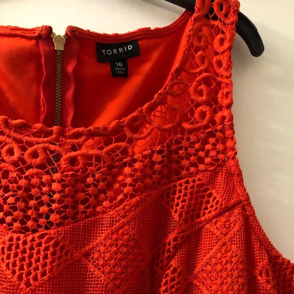 Torrid Plus Size Size 16 Red Valentines Dress - Picture 3 of 6